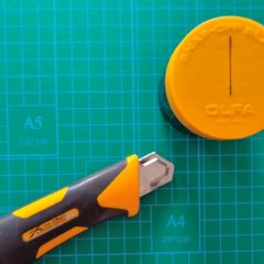 カルトナージュの厚紙のカットの仕方