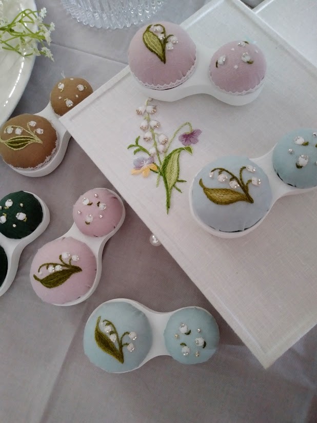 スズランのピンクッション