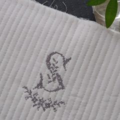 専用布以外でも刺せる、クロスステッチの刺し方。