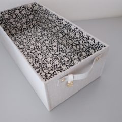 持ち手付き小物ケースとテッシュBOX