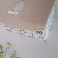 お気に入りの紙で可愛い小箱に♡